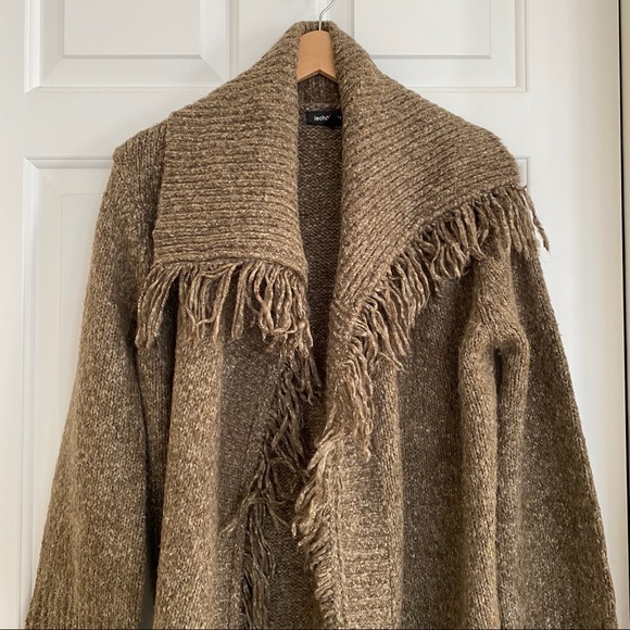 Women’s long knit cardigan - Picture 2 of 4